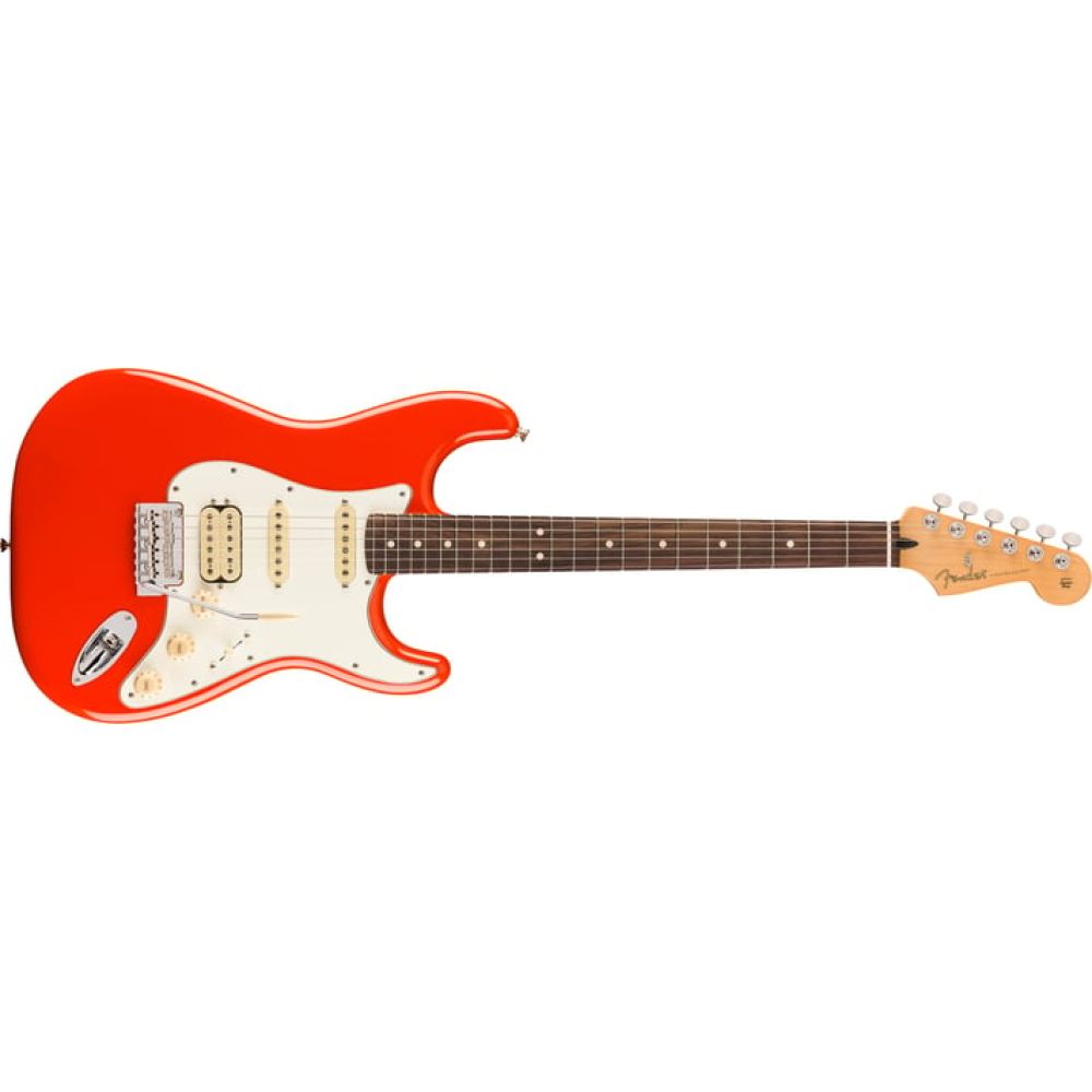 Fender Player II Stratocaster HSS Gülağacı Klavye Coral Red Elektro Gitar 1