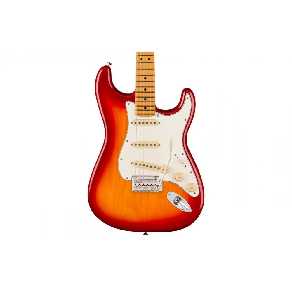 Fender Player II Stratocaster Chambered Ash Gövde Akçaağaç Klavye Aged Cherry Burst Elektro Gitar 3