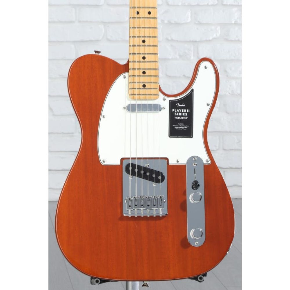 Fender Player II Telecaster Chambered Mahogany Gövde Akçaağaç Klavye Mocha Elektro Gitar 1