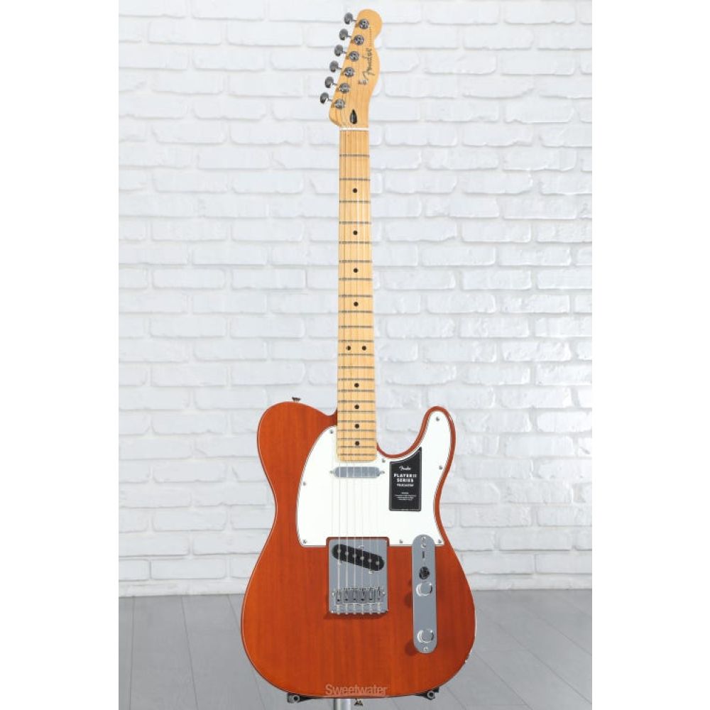 Fender Player II Telecaster Chambered Mahogany Gövde Akçaağaç Klavye Mocha Elektro Gitar 2