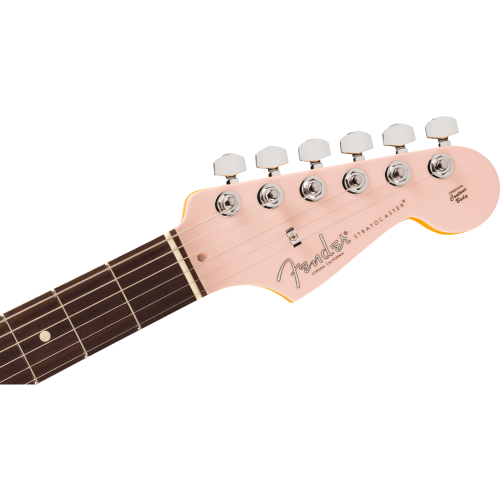 Fender Limited Edition American Professional II Stratocaster Roasted Akçaağaç Sap Gülağacı Klavye Shell Pink Elektro Gitar 3