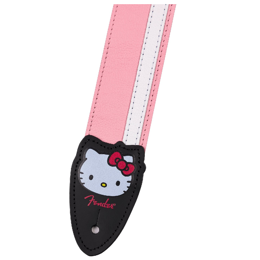 Fender Hello Kitty Pink Deri Gitar Askısı 3