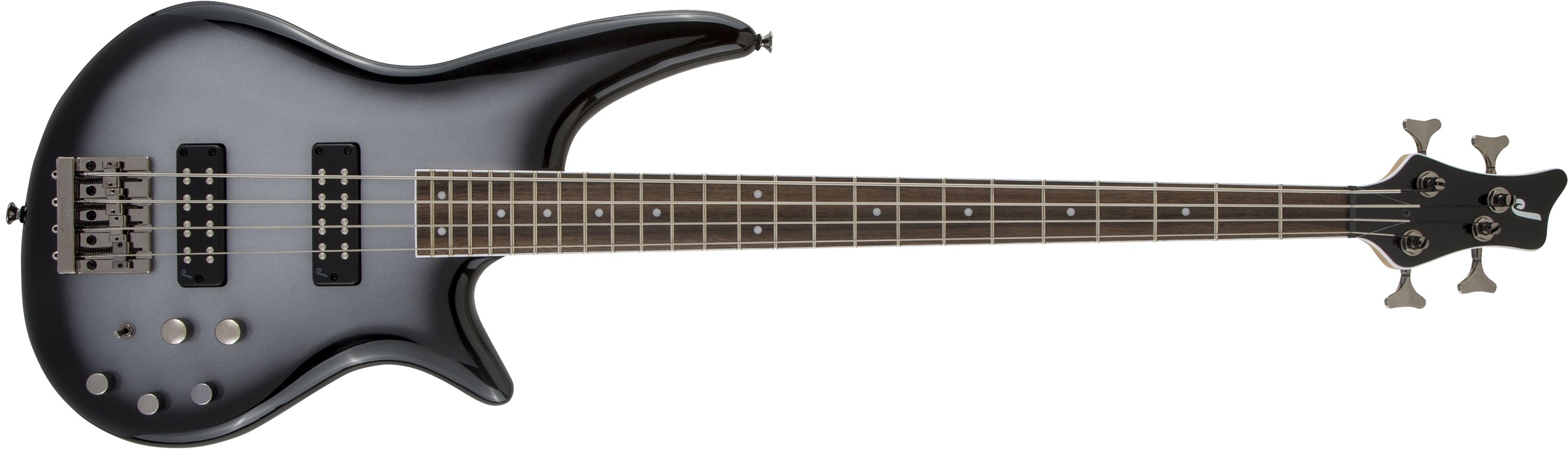 Jackson JS Spectra Bass JS3V Laurel Klavye Silverburst Bas Gitar 1