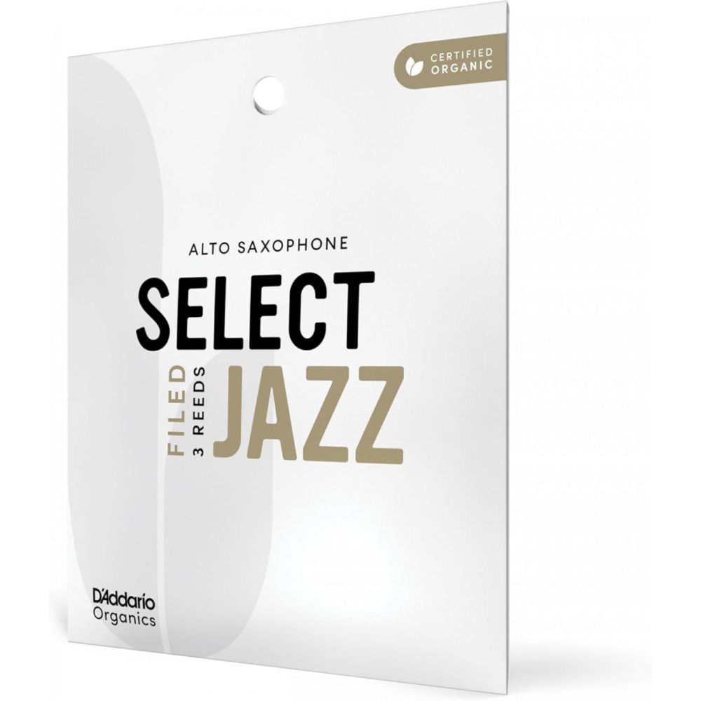 D\'Addario Woodwinds Organic Select Jazz Alto Saksafon Kamışı No:2 Soft 1
