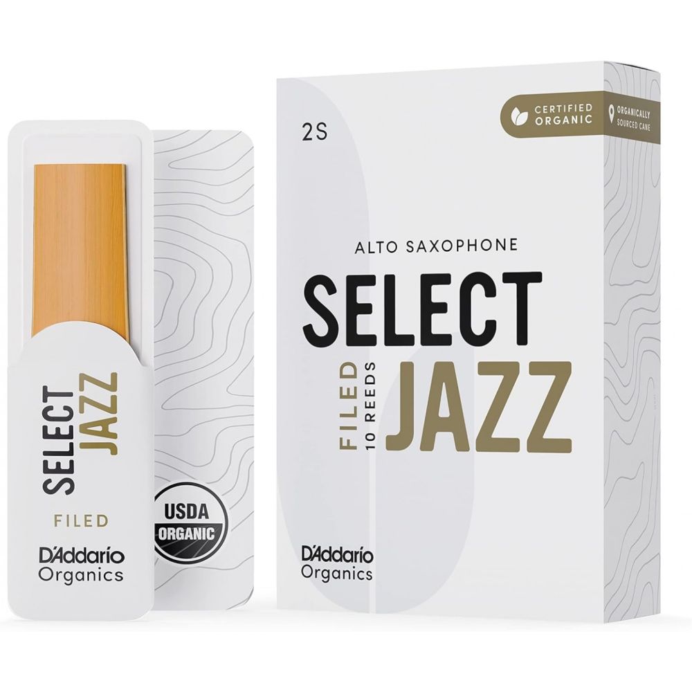 D\'Addario Woodwinds Organic Select Jazz Alto Saksafon Kamışı No:2 Soft 1