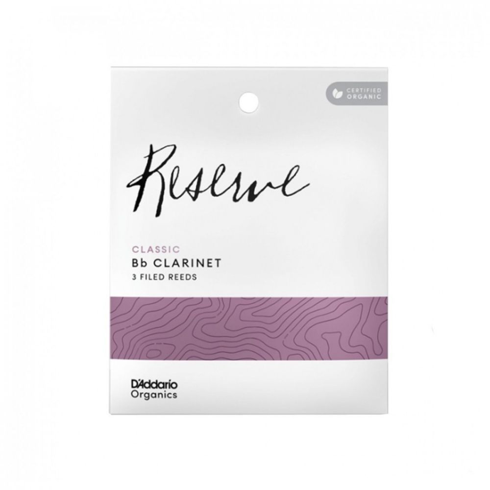 D\'Addario Woodwinds Organic Reserve Classic ODCT0330 Sib Klarnet Kamışı No:3 1
