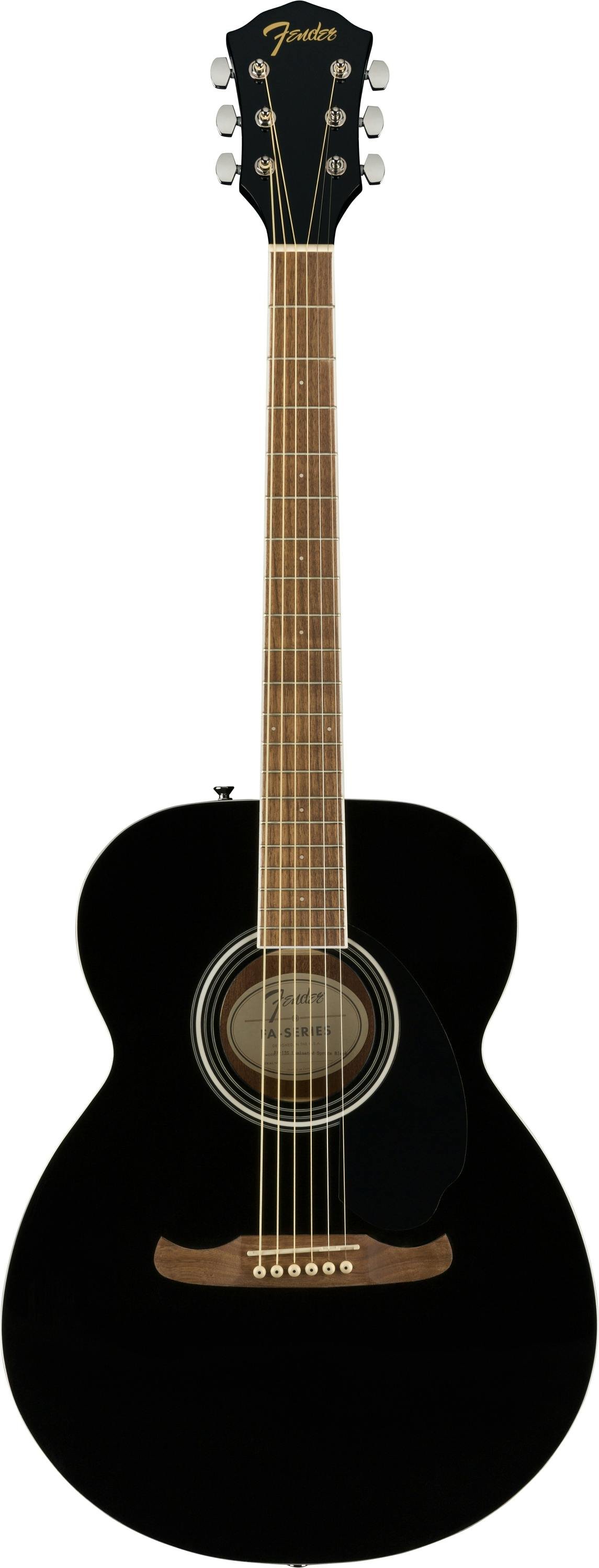 Fender DE FA-135 Concert Black Akustik Gitar 1