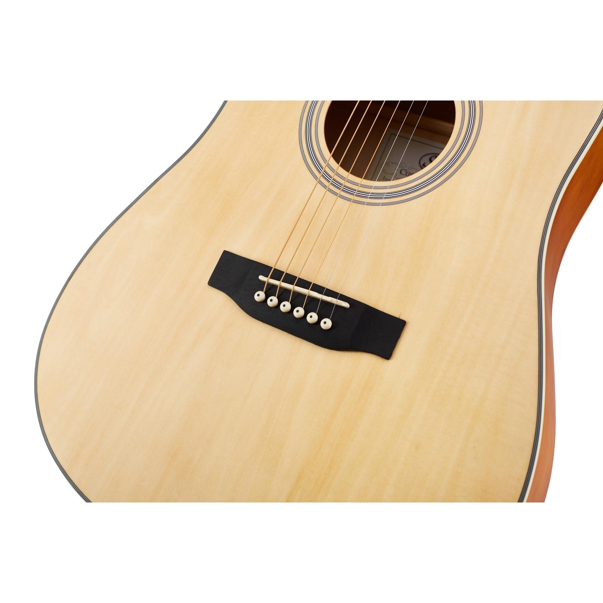 SX SD104K Akustik Gitar (Natural) 4