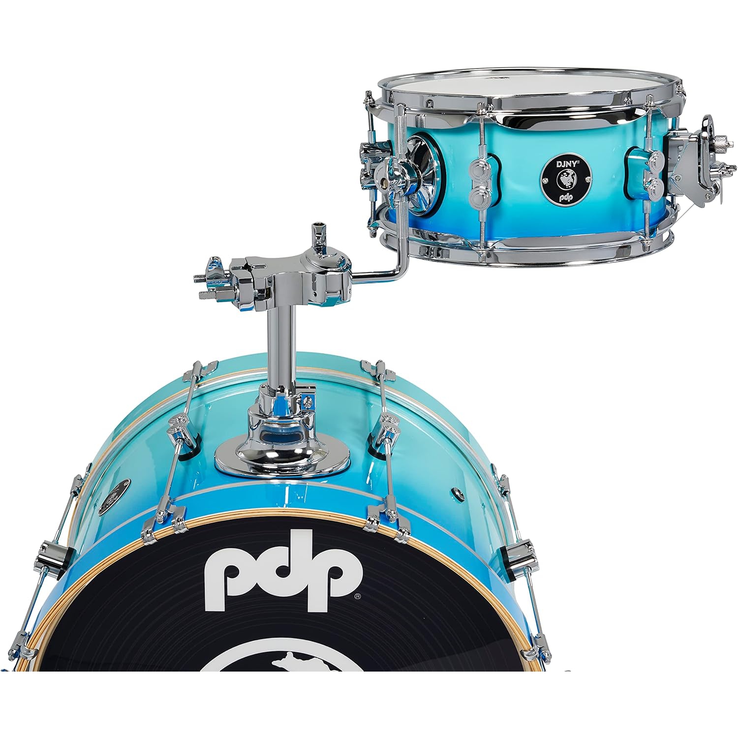 PDP Drums Daru Jones New Yorker II 4 Parça 18" Akustik Davul (Blue Fade) 4