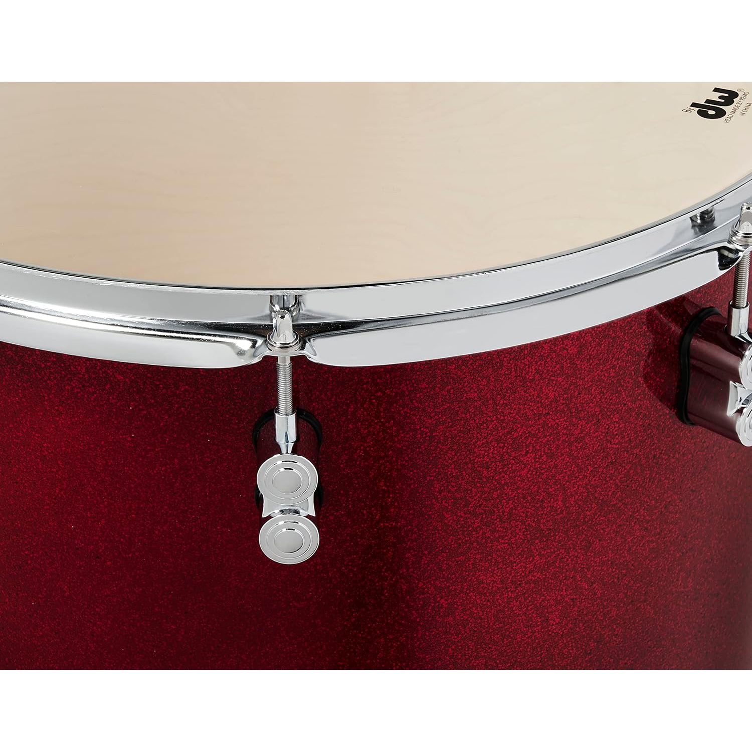 PDP Drums Concept Maple 5 Parça 22" Akustik Davul (Red To Black Sparkle Fade) 4
