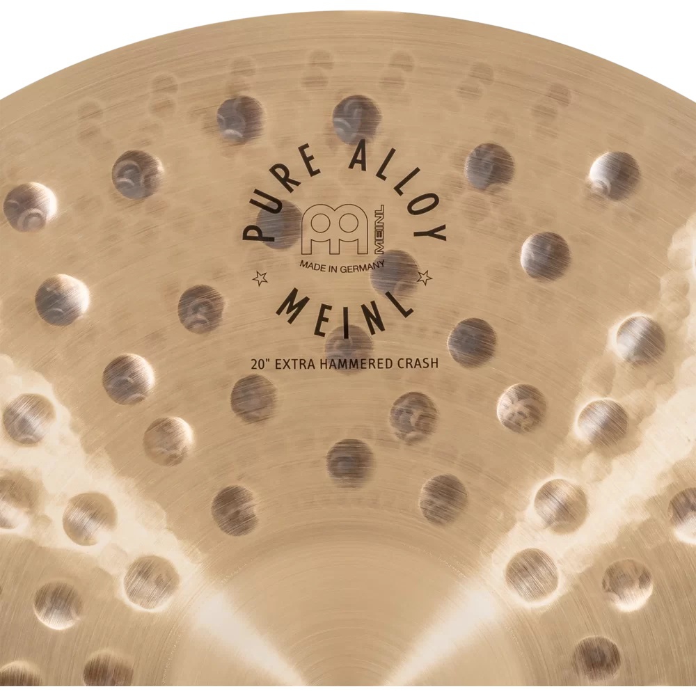 Meinl 20"  Pure Alloy Extra Hammered Traditional Crash Zil 4