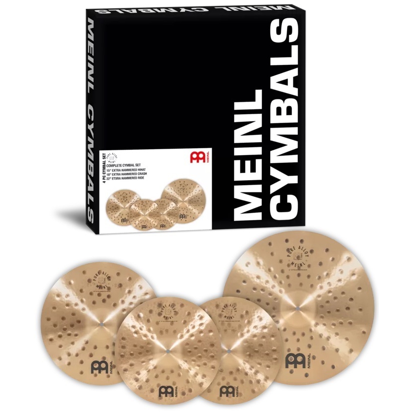 Meinl 15" - 18" - 22" Pure Alloy Complete Extra Hammered Zil Seti 2