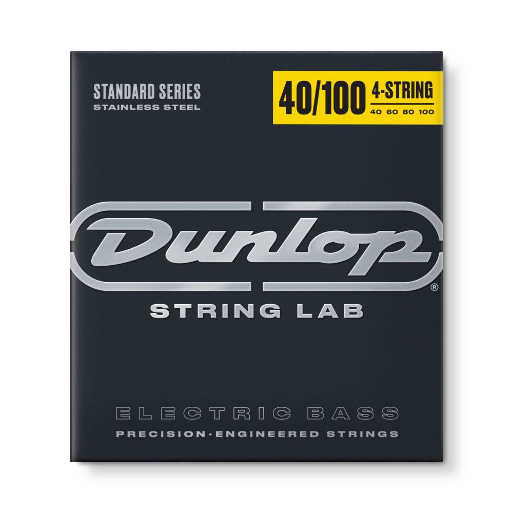 Jim Dunlop DBS40100 Light Stainless Steel bas Gitar Teli (40-100) 1