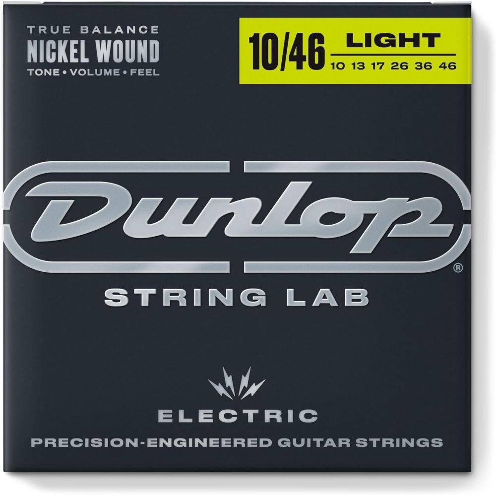 Jim Dunlop 3PDEN1046 Nickel-Plated Steel Medium 3'lü Paket Elektro Gitar Teli (10-46) 1