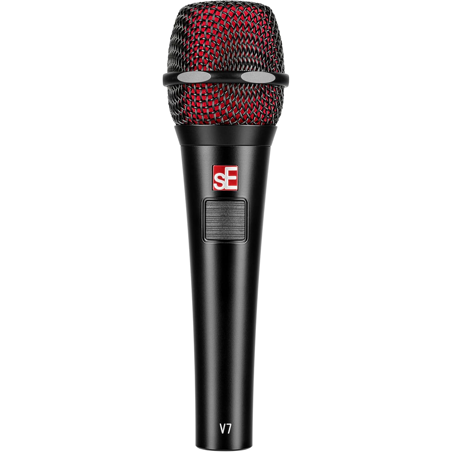 sE Electronics V7 PTT Supercardioid Talkback Dynamic Handheld Vokal Mikrofonu (Siyah) 2