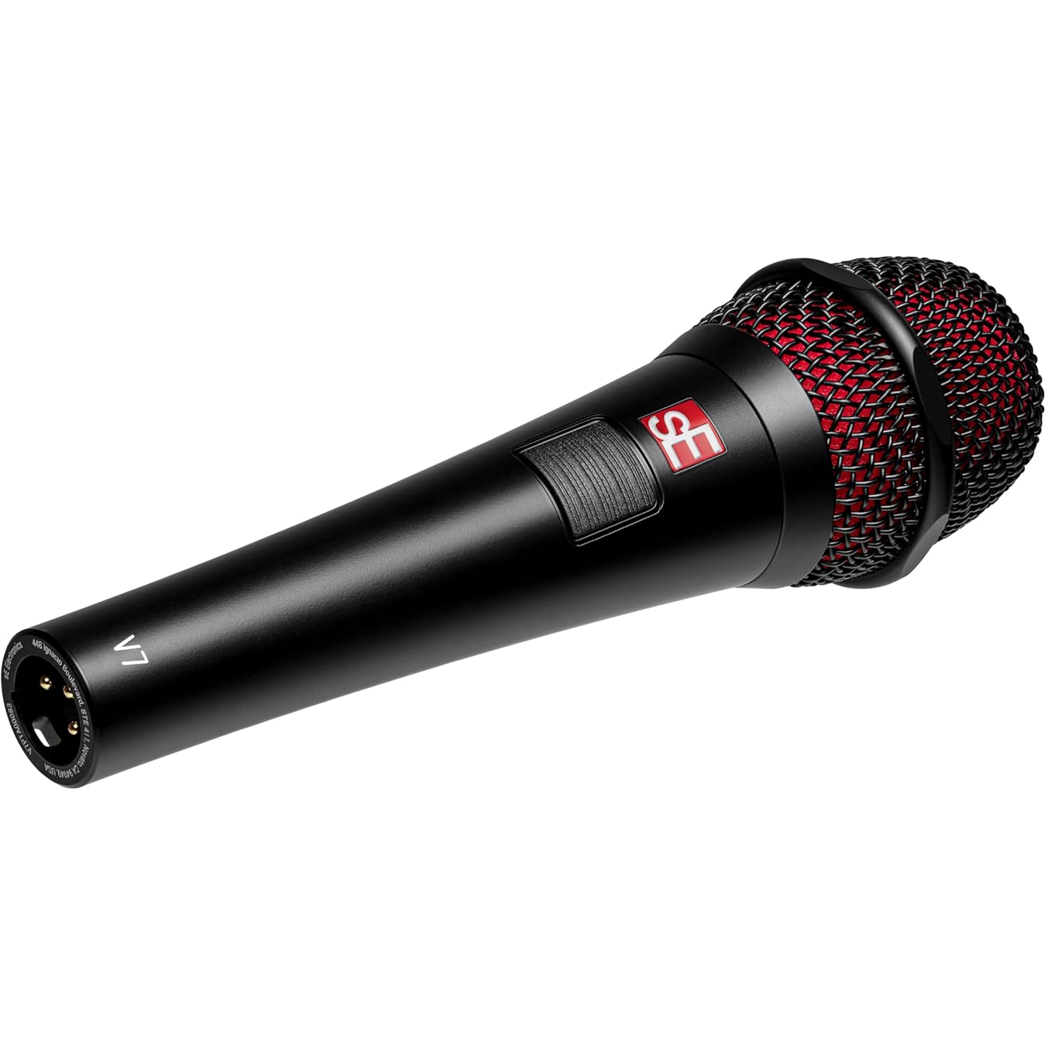 sE Electronics V7 PTT Supercardioid Talkback Dynamic Handheld Vokal Mikrofonu (Siyah) 4