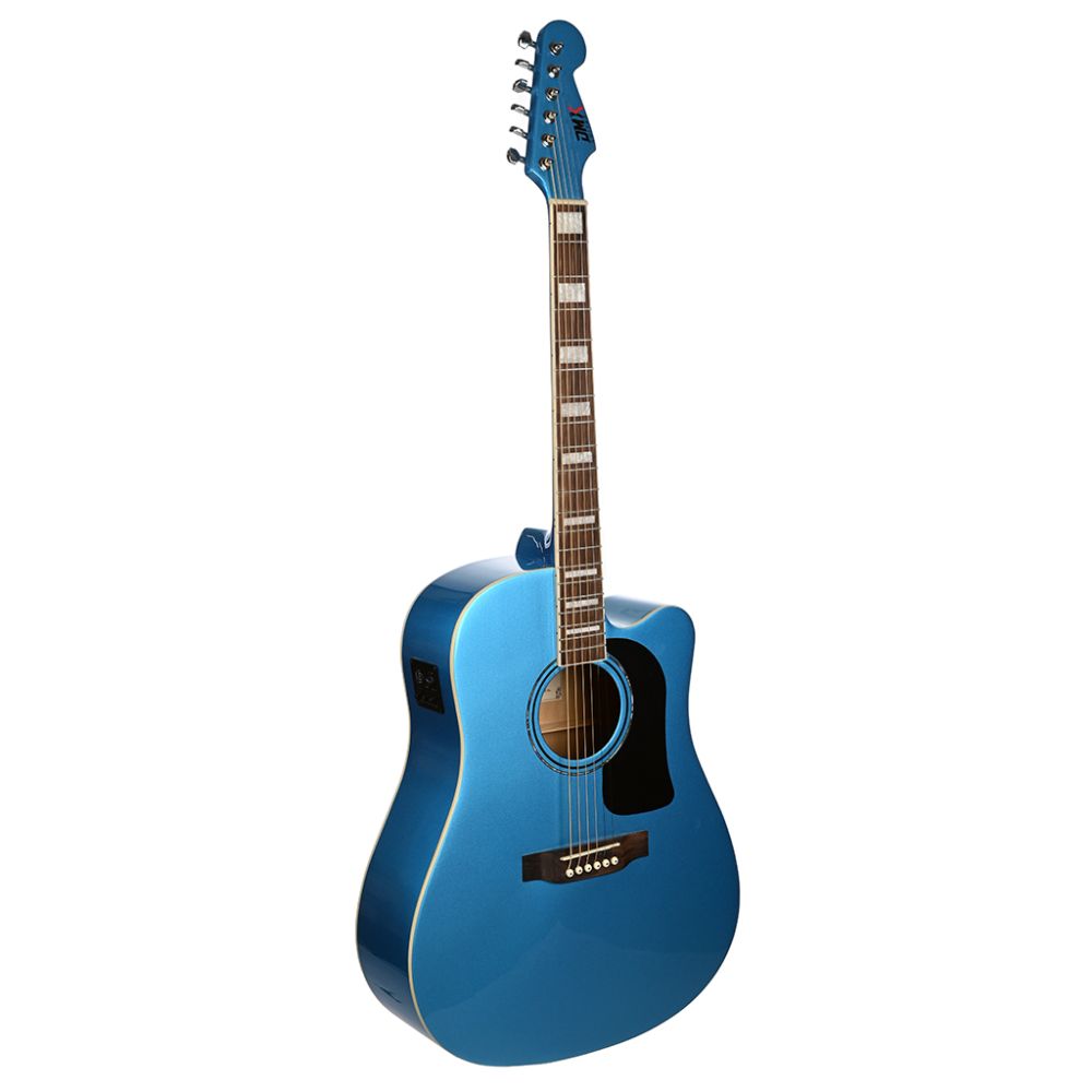 DMX Guitars DAG100CE BL Elektro Akustik Gitar (Blue) 1