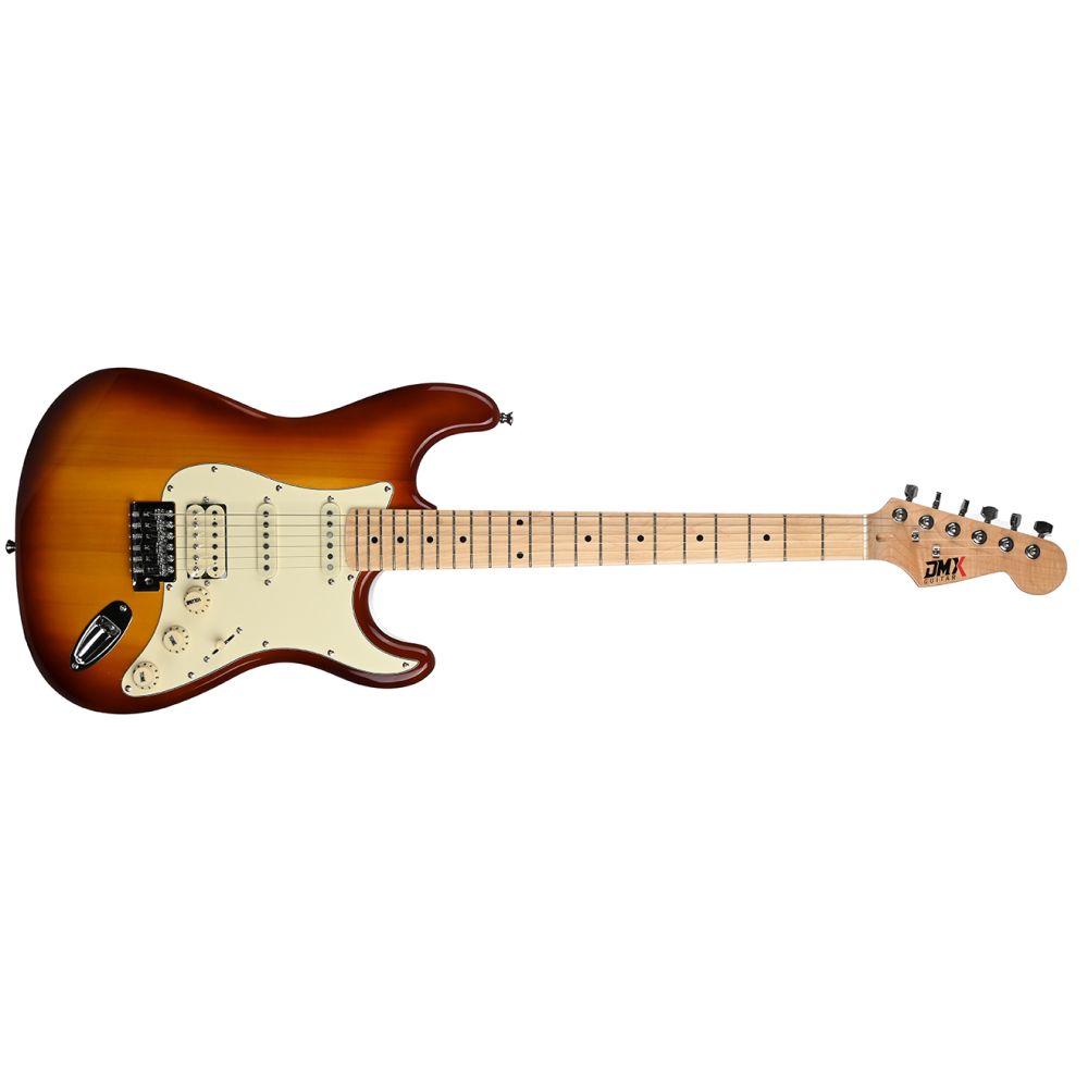 DMX Guitars DEG100 HSS SS Elektro Gitar (Sienna Sunburst) 2