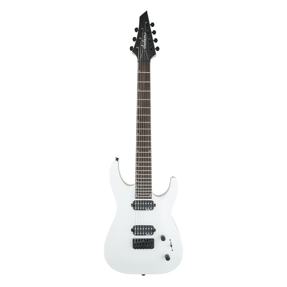 Jackson JS Dinky Arch Top JS32-7 DKA HT Amaranth Klavye Snow White 7 Telli Elektro Gitar 1