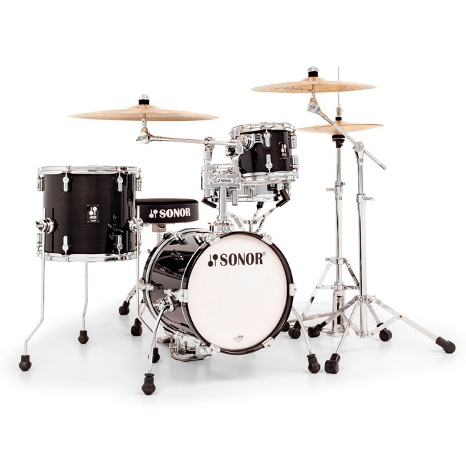 Sonor AQ2 Martini Akustik Davul Set (Transparent Stain Black) 2