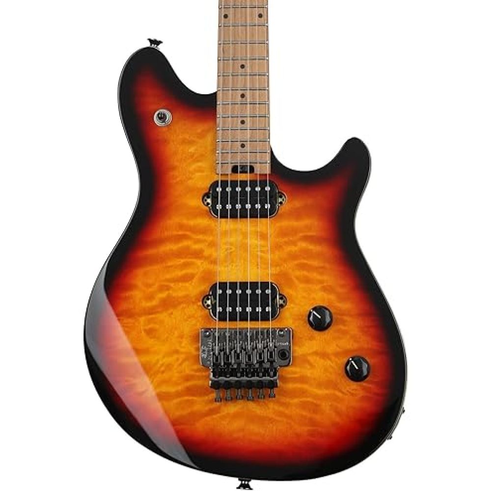 EVH Wolfgang WG Standard T.O.M. Baked Akçaağaç Klavye Sea Foam Pearl Metallic Elektro Gitar 2
