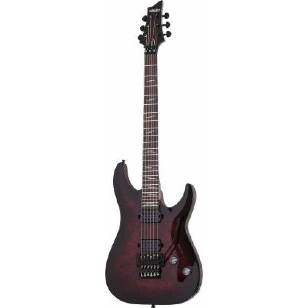 Schecter Omen Elite-6 FR Elektro Gitar (Black Cherry Burst) 1