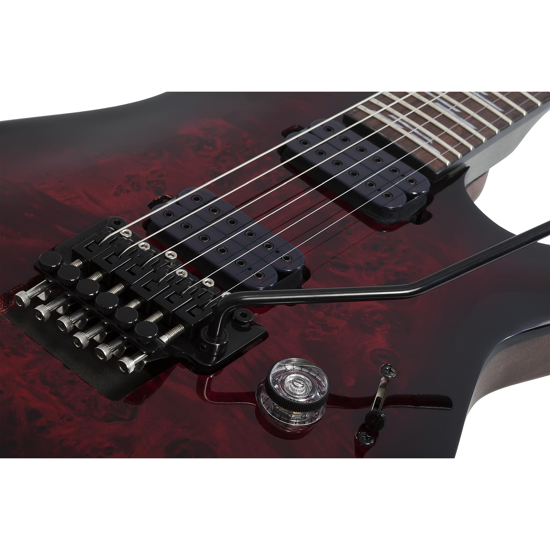 Schecter Omen Elite-6 FR Elektro Gitar (Black Cherry Burst) 4