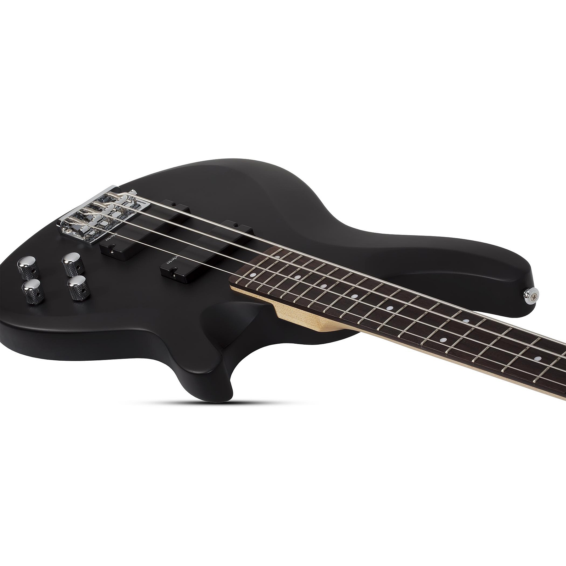 Schecter C-4 Deluxe Bas Gitar (Satin Black) 4