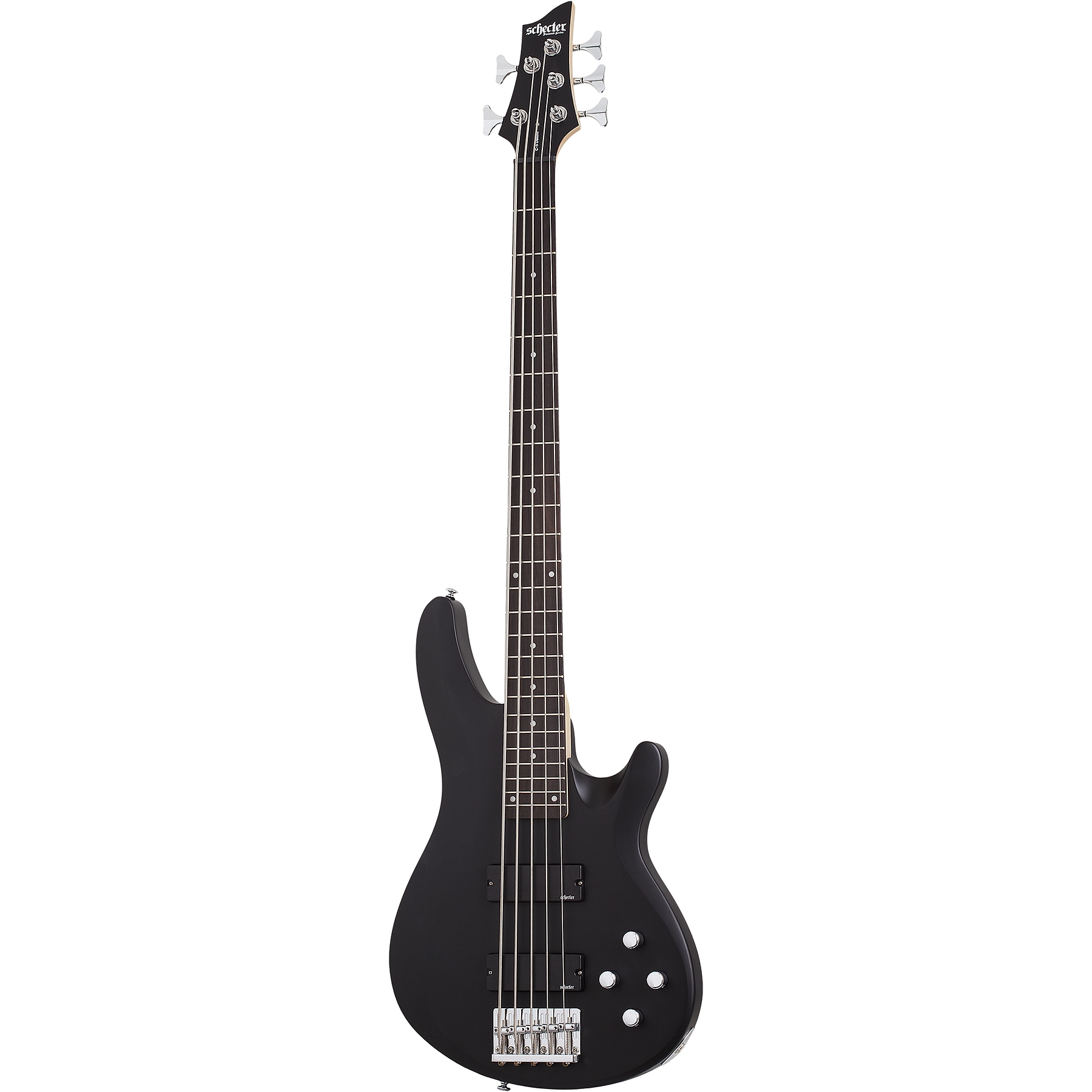 Schecter C-5 Deluxe 5 Telli Bas Gitar (Satin Black) 2