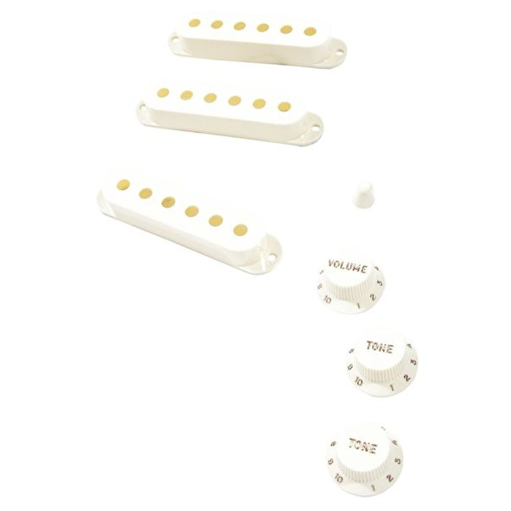 Fender Pure Vintage 60s Stratocaster Vintage White Manyetik Kapağı Aksesuar Kiti 1
