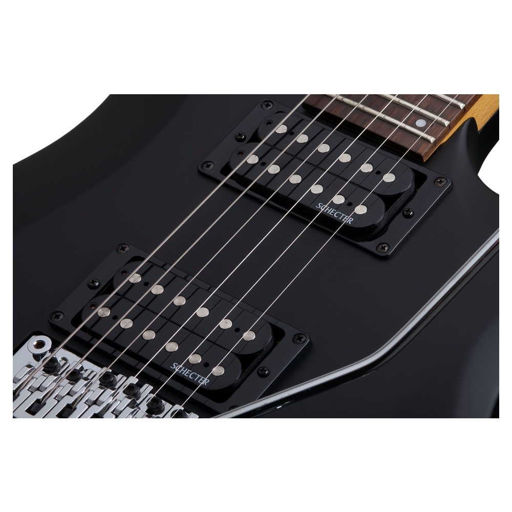 Schecter C-6 FR Deluxe Elektro Gitar (Mat Siyah) 4