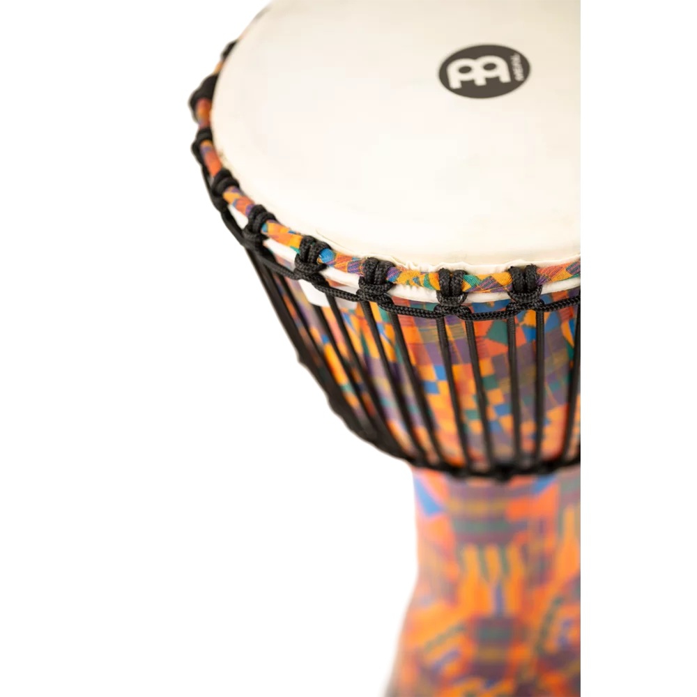 Meinl PADJ2-M-G Travel Series Medium 10" Djembe (Kenyan Quilt) 4