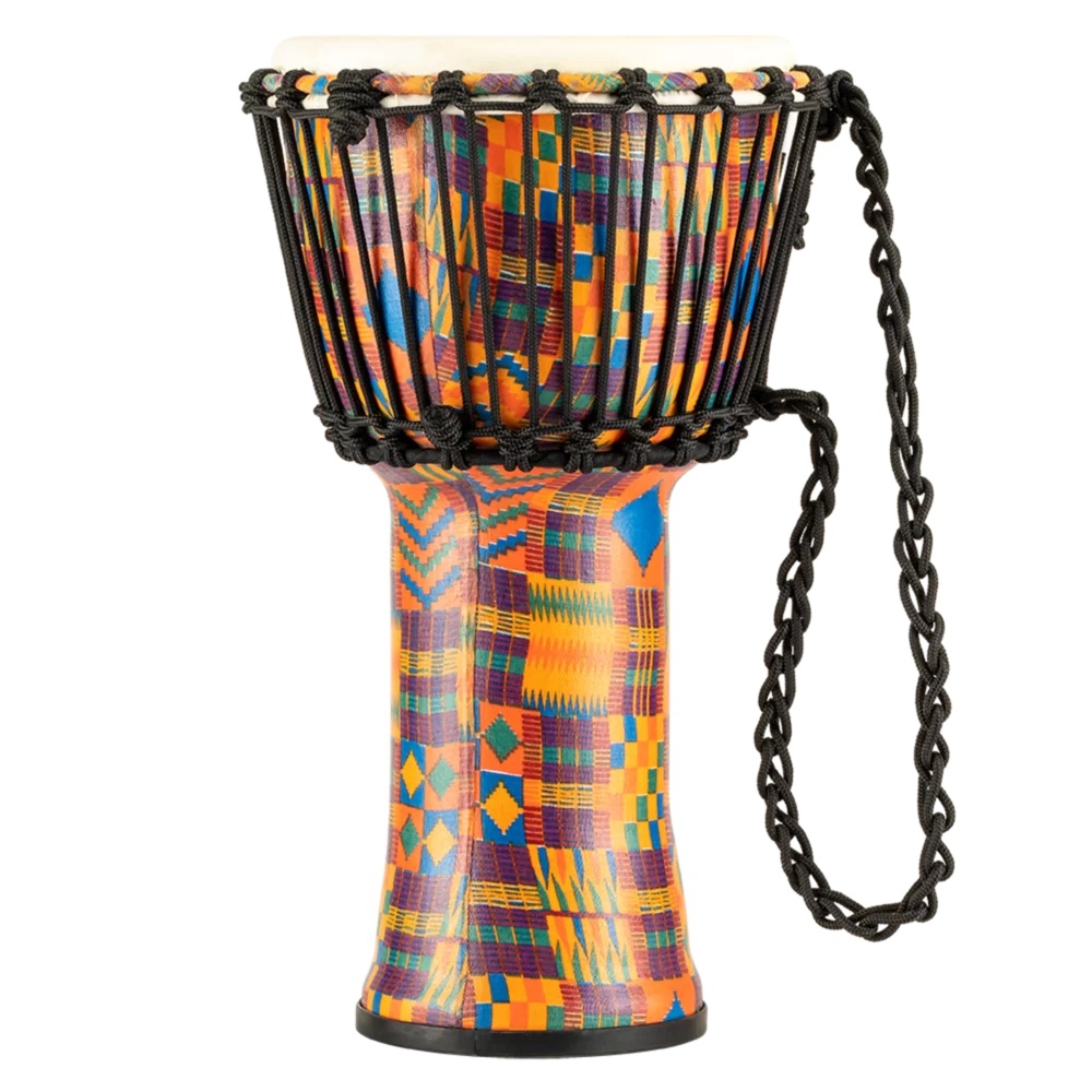 Meinl PADJ2-S-G Travel Series Small 8" Djembe (Kenyan Quilt) 3