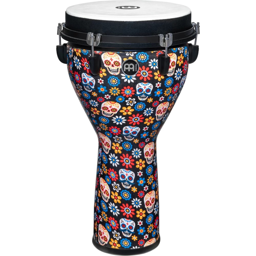 Meinl JD12DA Jumbo Series 12" Djembe (Day Of The Dead White) 2