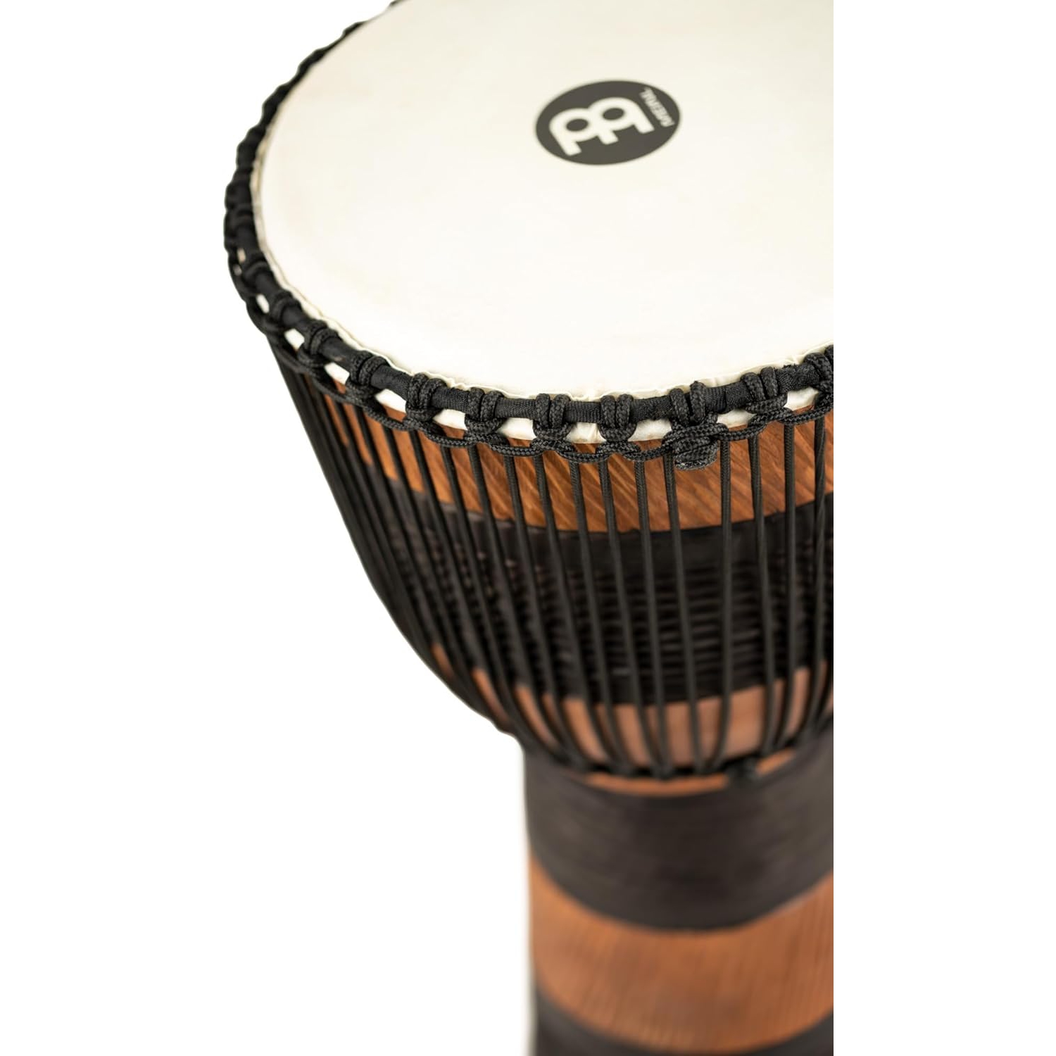 Meinl ADJ3-L+BAG African Style Rope Tuned Series Large 12" Djembe (Brown/Black) 4