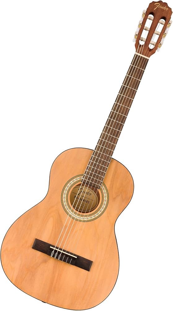 Fender FA-25N Ceviz Klavye Naturel Klasik Gitar 1