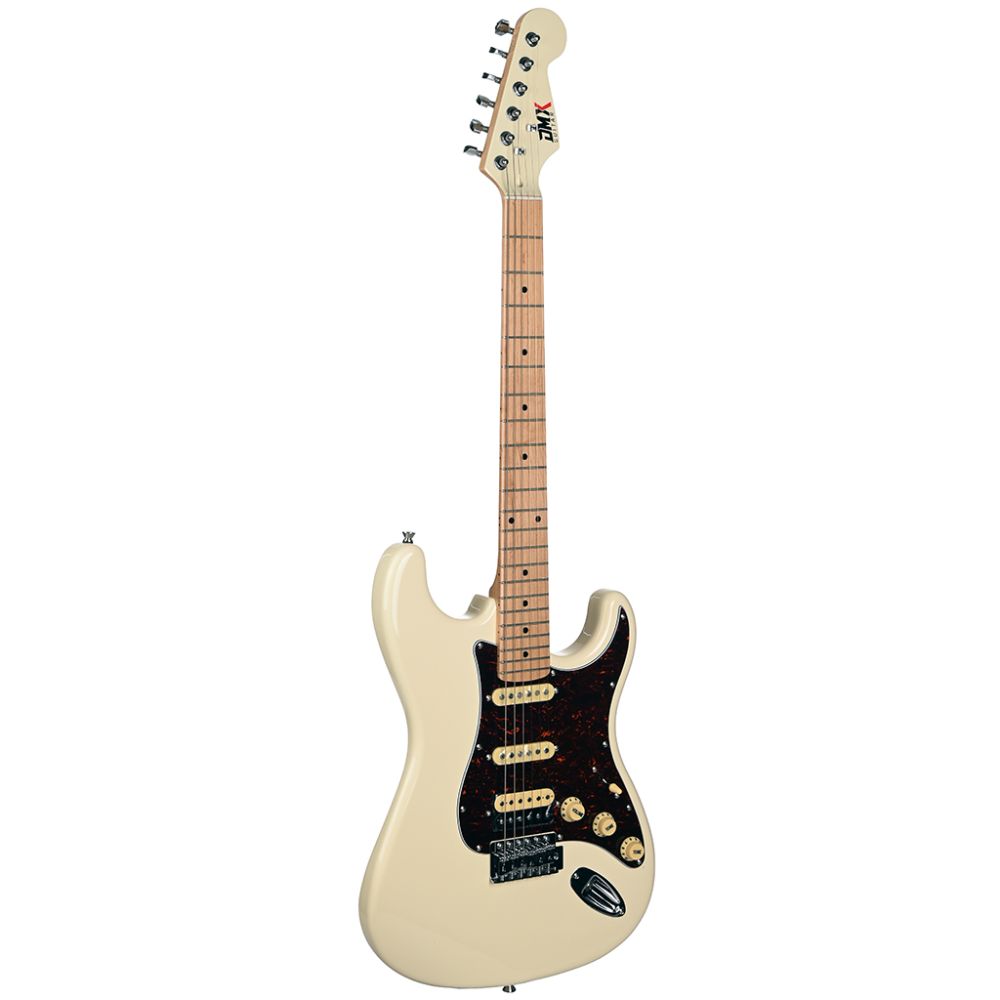 DMX Guitars DEG100 HSS OW Elektro Gitar (Olympic White) 1