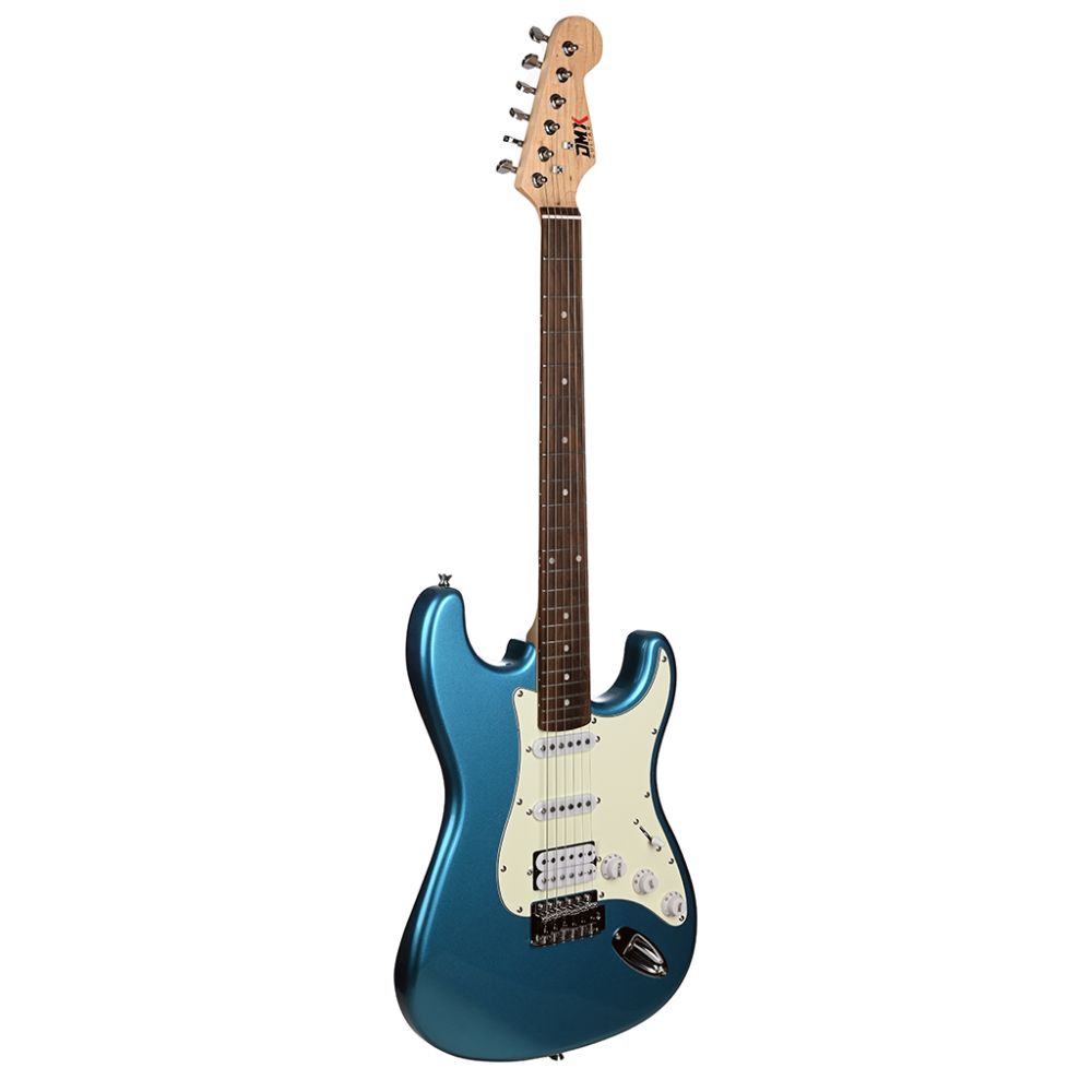 DMX Guitars DEG100 HSS TP Elektro Gitar (Tidepool) 1