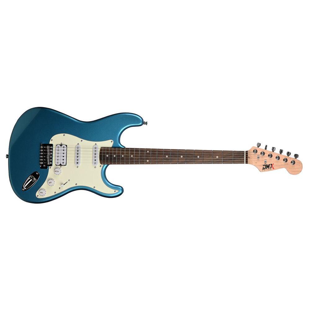 DMX Guitars DEG100 HSS TP Elektro Gitar (Tidepool) 2