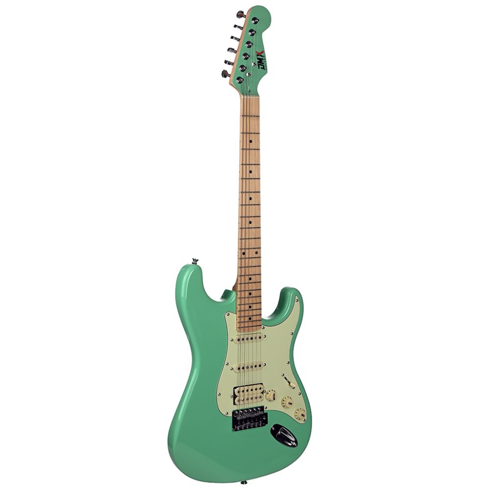 DMX Guitars DEG100 HSS SSG Elektro Gitar (Satin Surf Green) 1