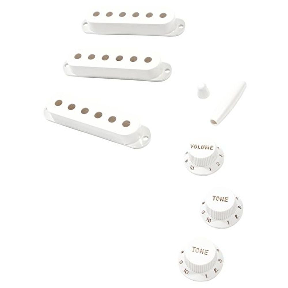 Fender Pure Vintage 50s Stratocaster Eggshell Manyetik Kapağı Aksesuar Kiti 1