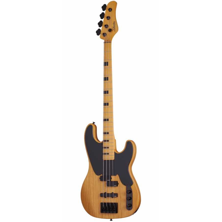 Schecter Model-T Session Bas Gitar (Aged Natural Satin) 2