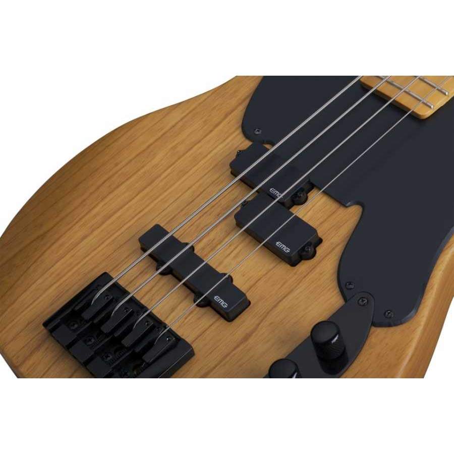 Schecter Model-T Session Bas Gitar (Aged Natural Satin) 3