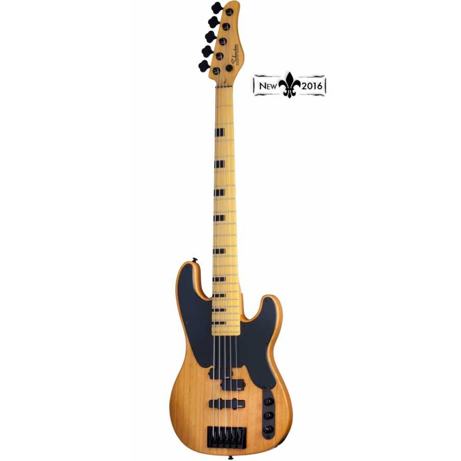 Schecter Model-T Session-5 Bas Gitar (Aged Natural Satin) 2