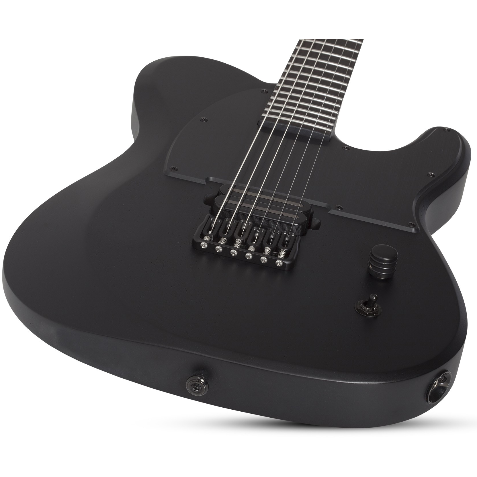 Schecter PT Black Ops Elektro Gitar (Satin Black Open Pore) 4