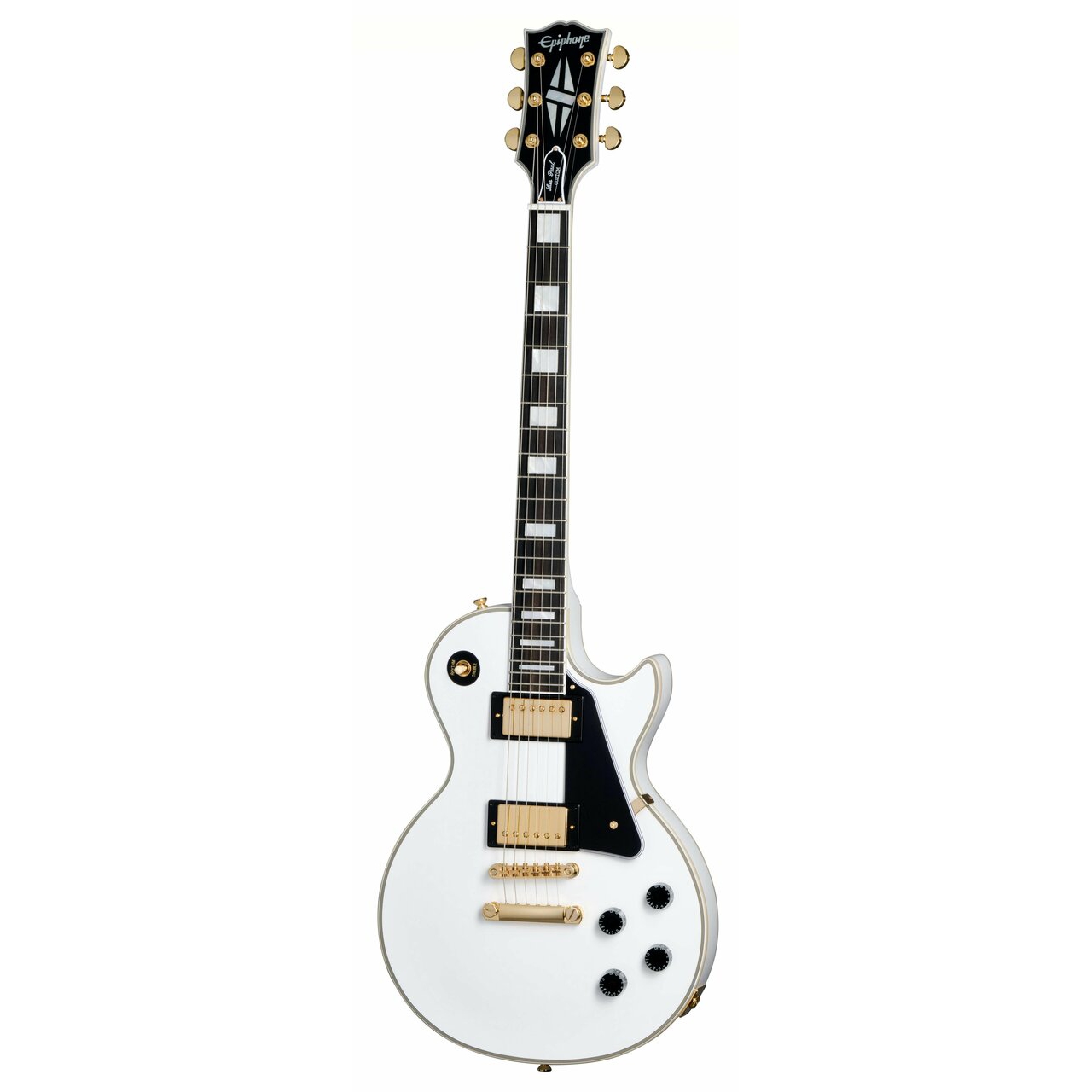 Epiphone Les Paul Custom Elektro Gitar (Alpine White) 2