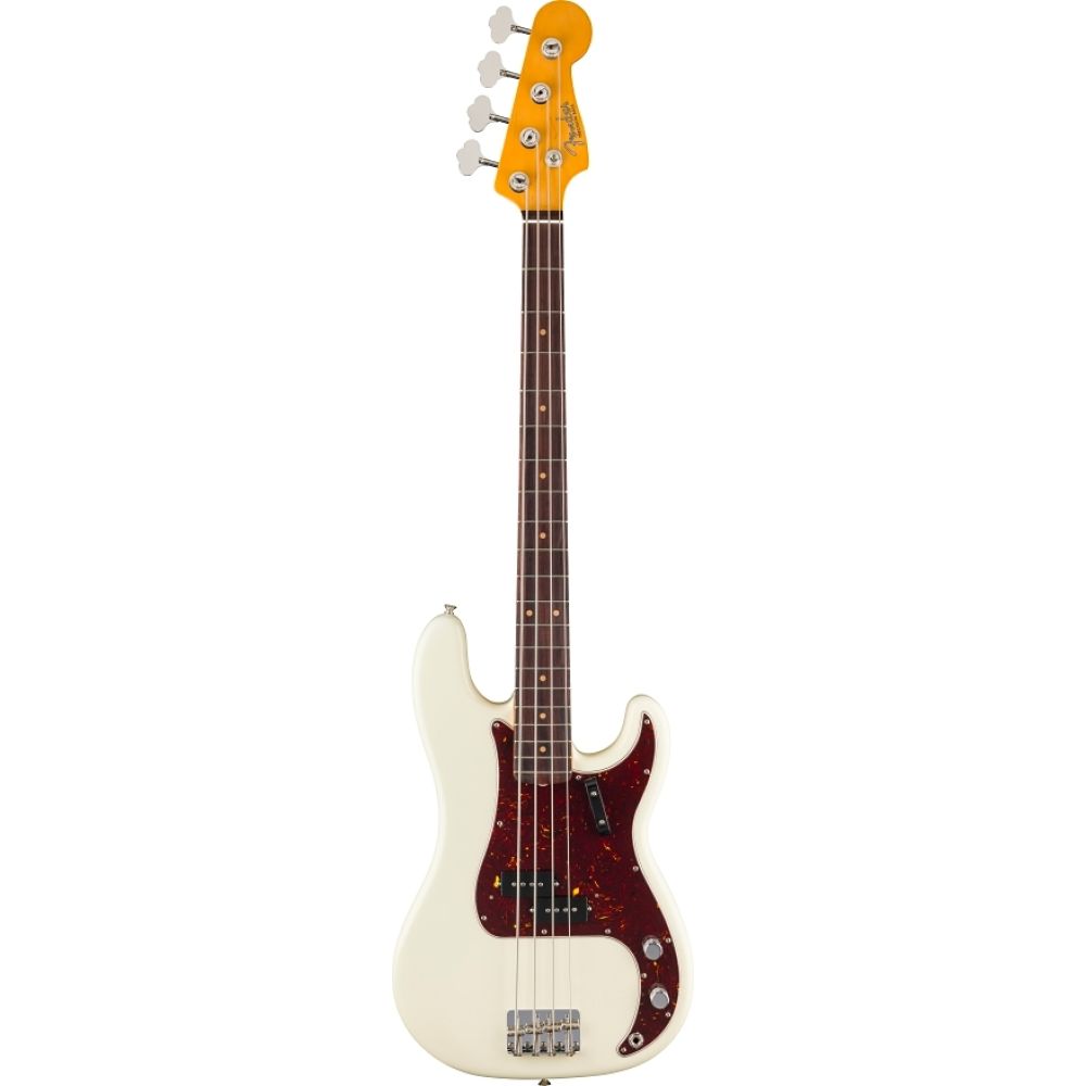 Fender American Vintage II 1960 Precision Bass Gülağacı Klavye Olympic White Bas Gitar 2
