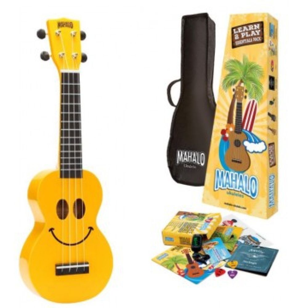 Mahalo Learn 2 Play Ukulele Seri (Yellow U-smile) 1