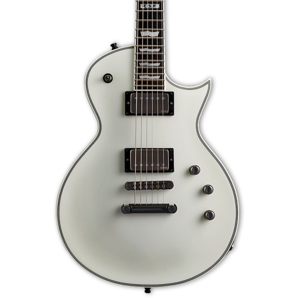 ESP E-II Eclipse Snow White Satin Elektro Gitar 1