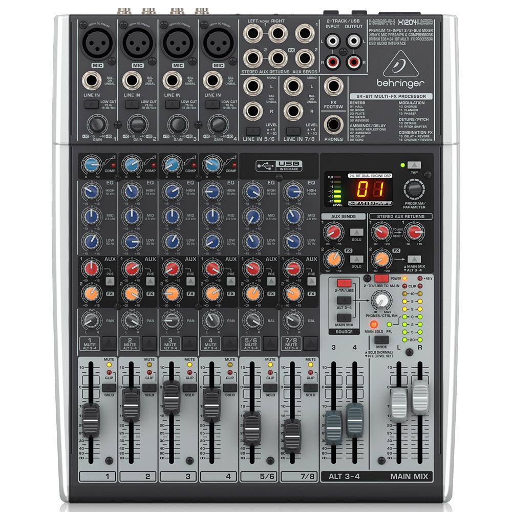 BEHRINGER XENYX X1204USB Analog Mixer 1
